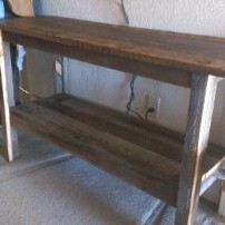 Custom Hand Made TV Table